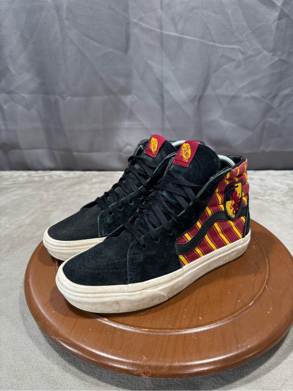 Harry Potter Vans Black Suede High-Top Sneakers
